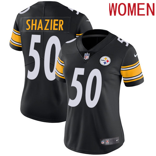 2019 Women Pittsburgh Steelers #50 Shazier black Nike Vapor Untouchable Limited NFL Jersey